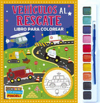 LIBRO PARA COLOREAR: VEHÍCULOS AL RESCATE.