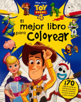 EL MEJOR LIBRO PARA COLOREAR DISNEY TOY STORY 4