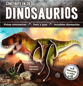 LIBRO INFANTIL DIDACTICO PARA CONSTRUIR DINOSAURIOS EN 3D