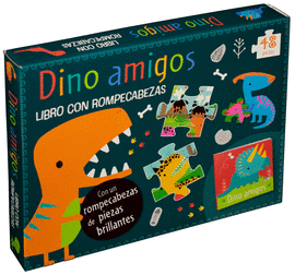 LIBRO CON ROMPECABEZA. DINO AMIGOS