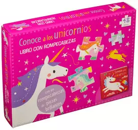 CONOCE A LOS UNICORNIOS. LIBRO CON ROMPECABEZAS