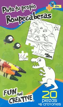 PINTA TU ROMPECABEZAS DE DINOS