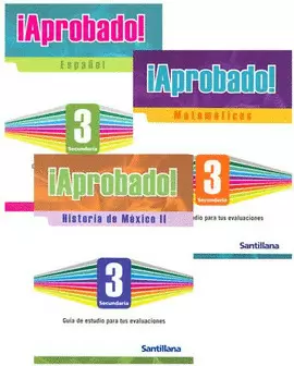 PACK APROBADO 3 SECUNDARIA HISTORIA,ESPAÑOL