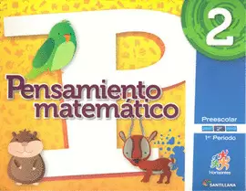 PACK PENSAMIENTO MATEMATICO 2 HORIZONTES PREESCOLAR