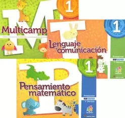 PACK PENSAMIENTO+ LENGUAJE + MULTICAMPOS 3 AÑOS HORIZONTES