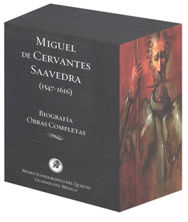 MIGUEL DE CERVANTES SAAVEDRA 1547-1616 PAQUETE C/4 LIBROS BIOGRAFÍA OBRAS COMPLETAS