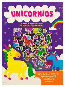 UNICORNIOS. LIBRO DE ACTIVIDADES CON CALCOMANIAS ESPONJOSAS
