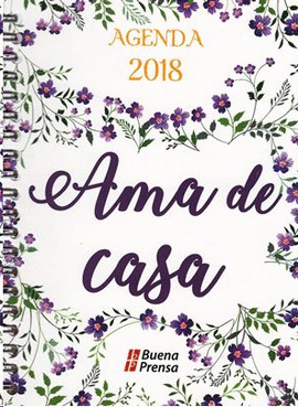 AGENDA AMA DE CASA 2018, ENGARGOLADA