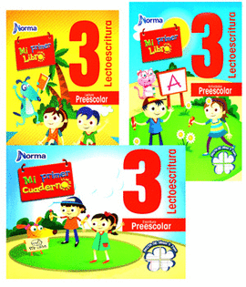 LECTOESCRITURA 3 MI PRIMER LIBRO PREESCOLAR C/ACTIVIDADES