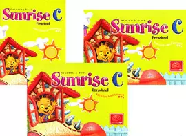 KIT SUNRISE C PRESCHOOL STUDENTS BOOK C/CD WORKBOOK AND COLORING BOOK