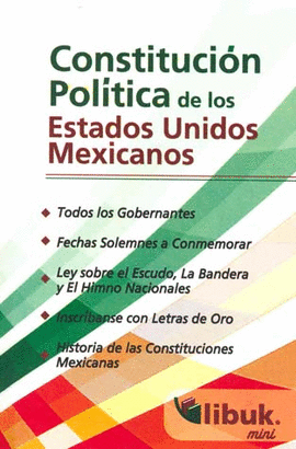 CONSTITUCION POLITICA DE LOS ESTADOS UNIDOS MEXICANOS