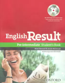 ENGLISH RESULT PRE INTERMEDIATE STUDENTS BOOK C/DVD