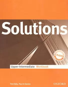 SOLUTIONS UPPER INTERMEDIATE WORKBOOK