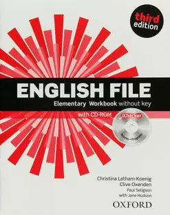 ENGLISH FILE ELEMENTARY WORKBOOK WITHOUT KEY C/CD