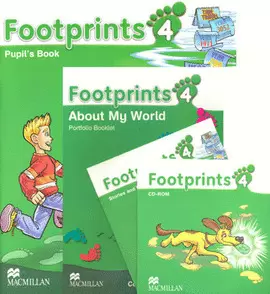 FOOTPRINTS PUPIL´S BOOK PACK 4 (PUPIL´S BOOK & PORTFOLIO BOOKLET) + SONG CD + CDR