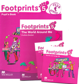 FOOTPRINTS PUPIL´S BOOK PACK 5 (PUPIL´S BOOK & PORTFOLIO BOOKLET) + SONG CD + CDR