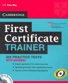 FIRST CERTIFICATE TRAINER SIX PRACTICE TEST WITH ANSW C/3 CD