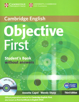 OBJETIVE FIRST STUDENTS BOOK WITHOUT ANSWERS