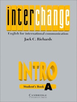 INTERCHANGE INTRO A STUDENT´S BOOK