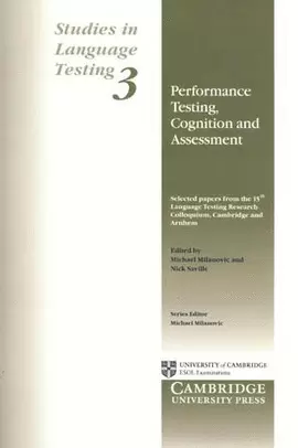 PERFORMANCE TESTING COGNITION AND ASSESSMENT
