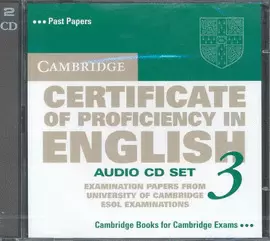 CERTOFOCATE OF PROFICIENCY IN ENGLISH 3 2 CDS
