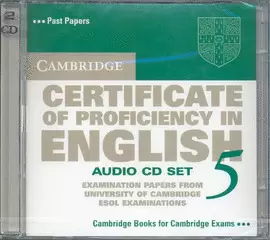 CERTIFICATE OF PROFICIENCY IN ENGLISH 5 2 CDS