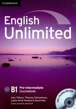 ENGLISH UNLIMITED B1 PRE INTERMEDIATE COURSEBOOK