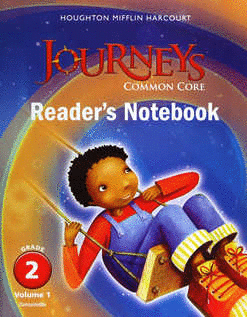 JOURNEYS COMMON CORE READERS NOTEBOOK GRADE 2 VOL 1