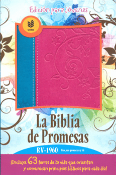 LA BIBLIA DE PROMESAS (TONO ROSA-TURQUESA)