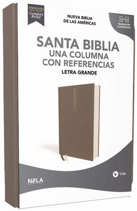 SANTA BIBLIA NBLA, UNA COLUMNA CON REFERENCIAS