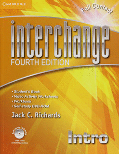 INTERCHANGE FULL CONTACT INTRO STUDENTS BOOK C/DVD ROM