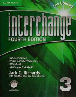 INTERCHANGE FULL CONTACT 3 STUDENTS BOOK C/DVD ROM