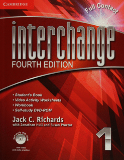 INTERCHANGE FULL CONTACT 1 STUDENTS BOOK C/DVD ROM