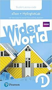 WIDER WORLD 1 MEL & ETEXT ACC CARD