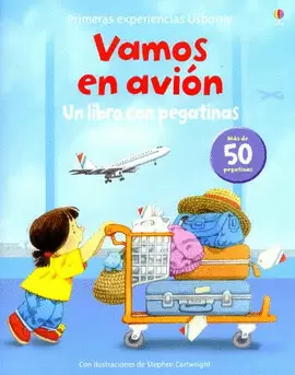 VAMOS EN AVION  CON PEGATINAS