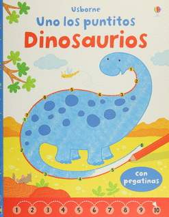 DINOSAURIOS UNO LOS PUNTITOS C/PEGATINAS
