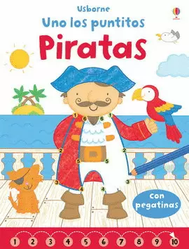 PIRATAS. UNO LOS PUNTITOS (CON PEGATINAS)