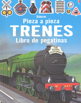 TRENES PIEZA A PIEZA LIBRO DE PEGATINAS