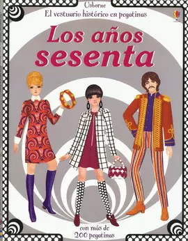 AÑOS SESENTA, LOS. VESTUARIO HISTÓRICO EN PEGATINAS