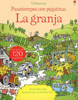 PASATIEMPOS CON PEGATINAS. LA GRANJA