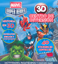 3D CENTRO DE DIVERSION C/STICKERS Y LENTES 3D