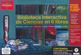 BIBLIOTECA INTERACTIVA DE CIENCIAS EN 6 LIBROS C/PUNTERO MAG