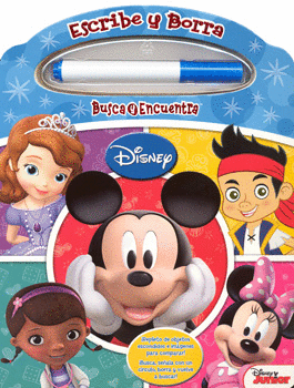 ESCRIBE Y BORRA BUSCA Y ENCUENTRA DISNEY JUNIOR