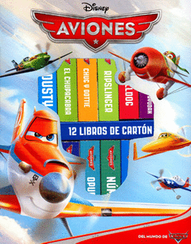 DISNEY AVIONES MI PRIMERA LIBRERÍA C/12 LIBROS