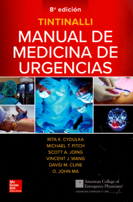 TINTINALLI MANUAL DE MEDICINA DE URGENCIAS / 8 ED.