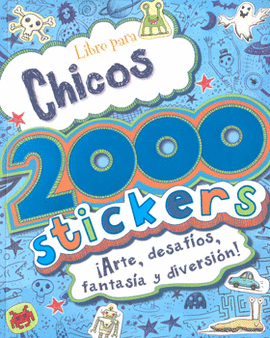 LIBRO DE CHICOS 2000 STICKERS