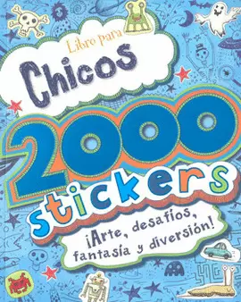 LIBRO DE CHICOS 2000 STICKERS