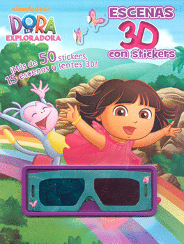 DORA LA EXPLORADORA ESCENAS 3D CON STICKERS