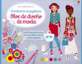 BLOC DE DISEÑO DE MODA. EL VESTUARIO EN PEGATINAS