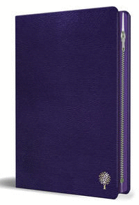 BIBLIA REINA VALERA 1960 LETRA GRANDE. SÍMIL PIEL MORADO CON CREMALLERA